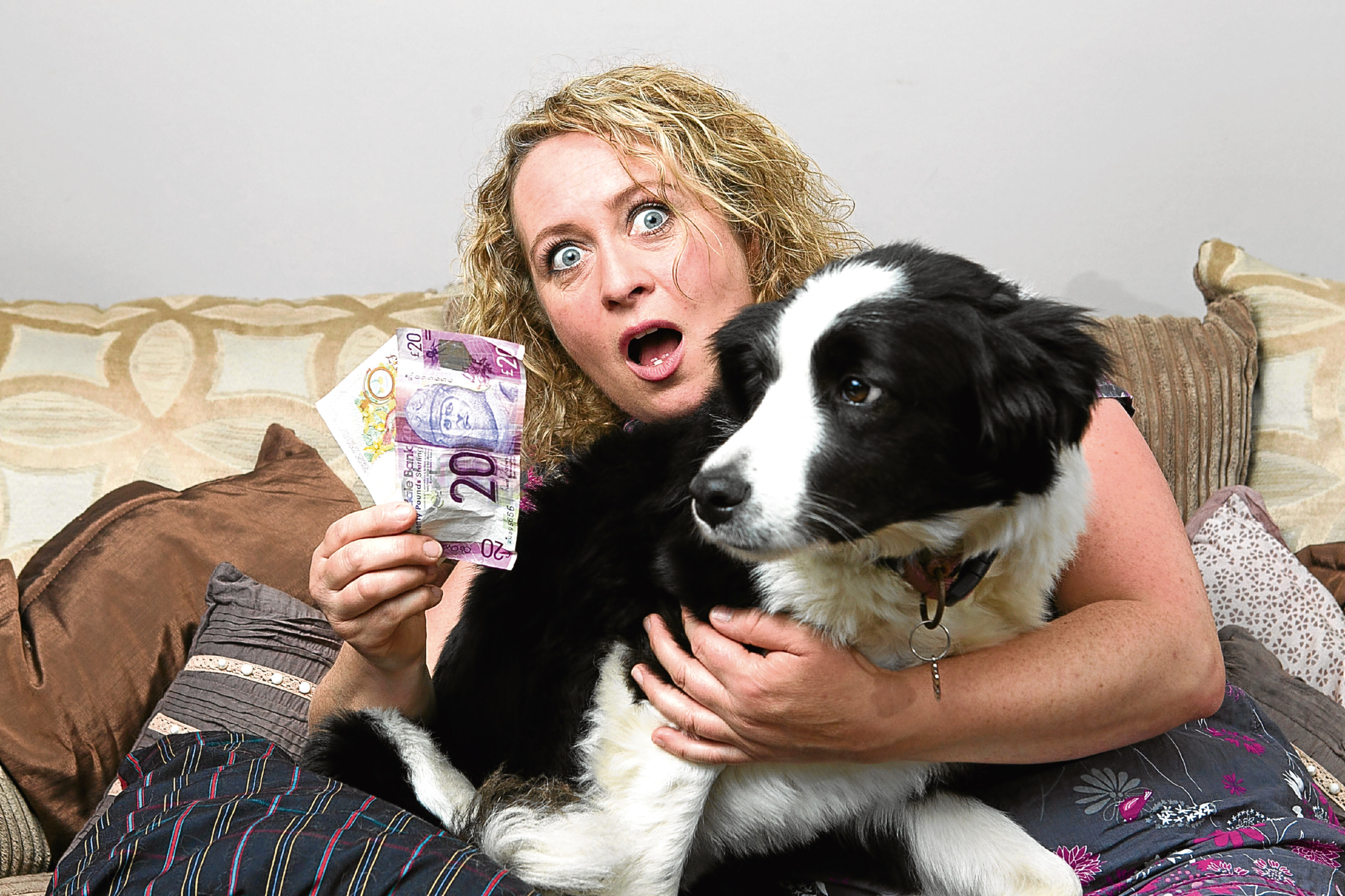 Catriona Main and her dog Belle (Andrew Cawley/DC Thomson)