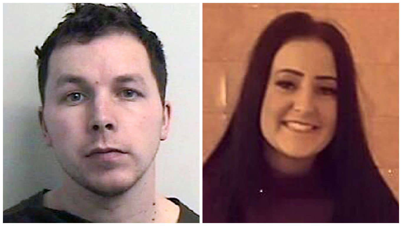 Leathem (left) has been jailed for the muder of the 15-year-old (PA)
