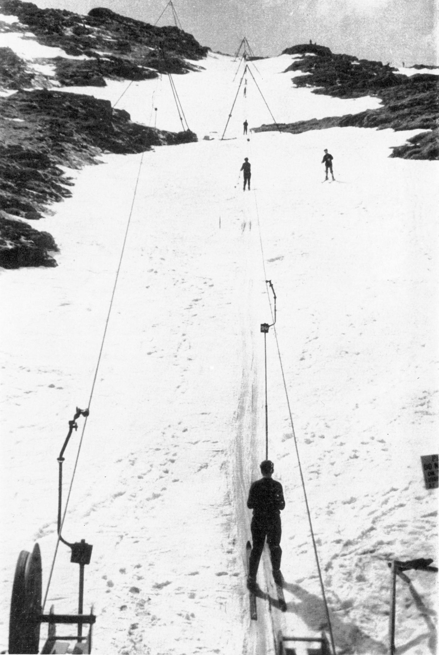Philip Rankin, a former spitfire pilot, built the ski tow at Glencoe