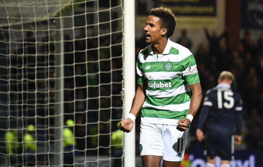 Celtic's Scott Sinclair scored the third against Ross County (SNS Group)