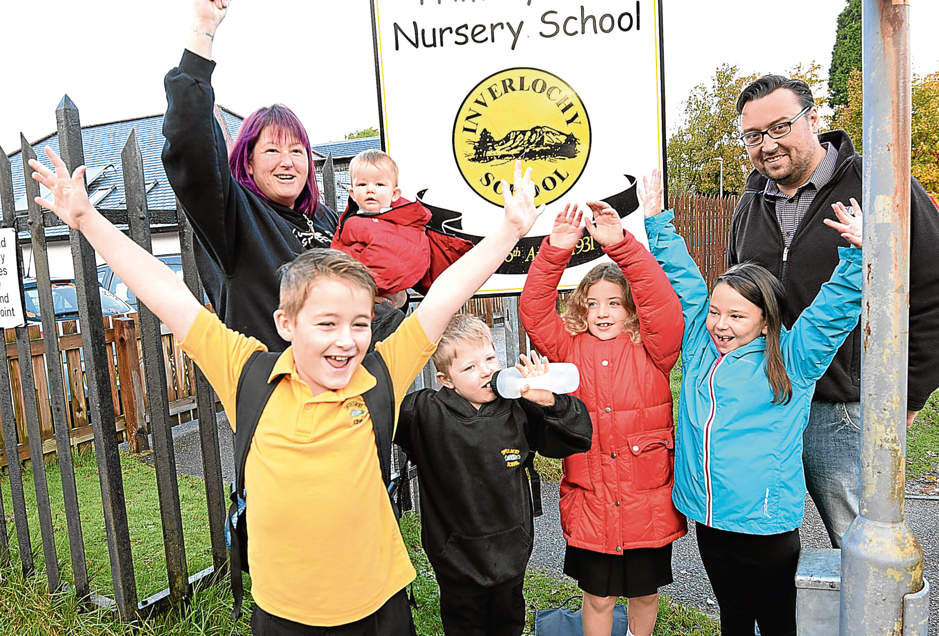 Pupils at Inverlochy Primary (Iain Ferguson / The Write Image)