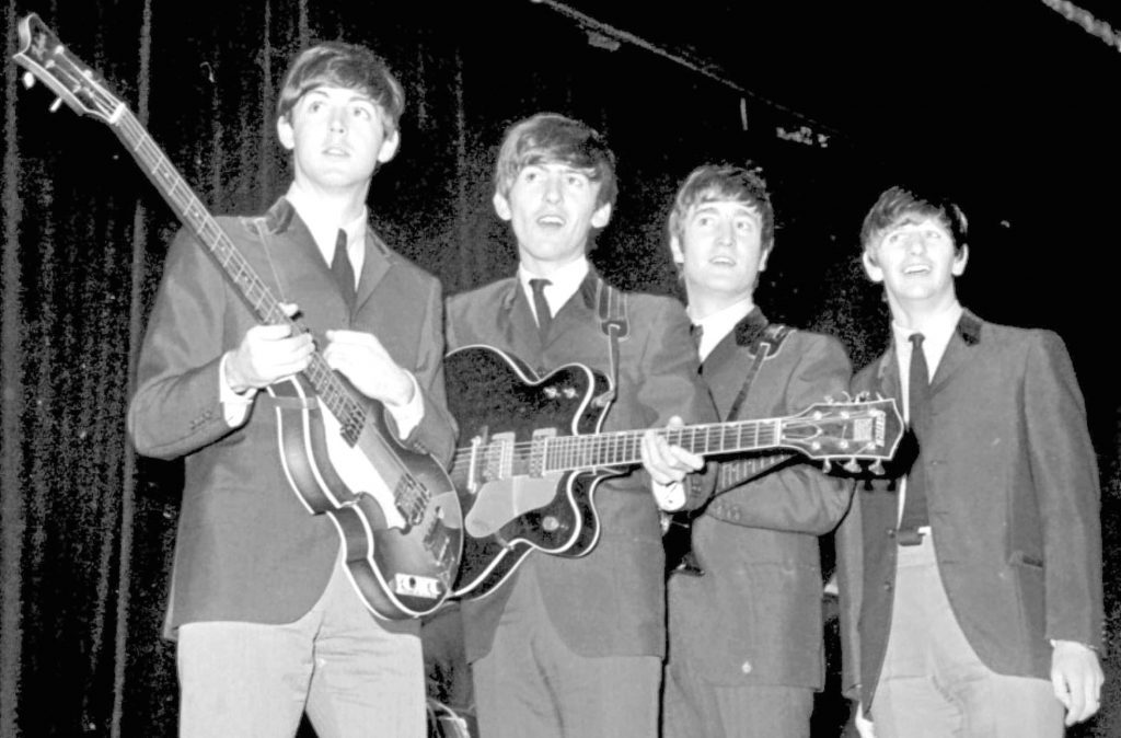 The Beatles during rehearsals for the 1963 Royal Variety Performance (PA Archive/PA Images)