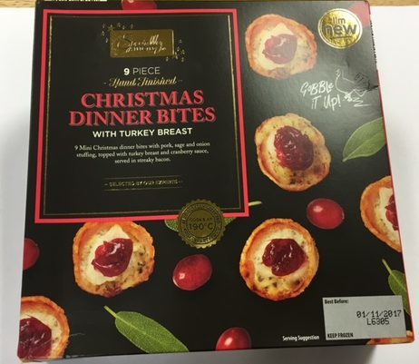 Aldi Specially Selected Christmas Dinner Bites, £2.49
