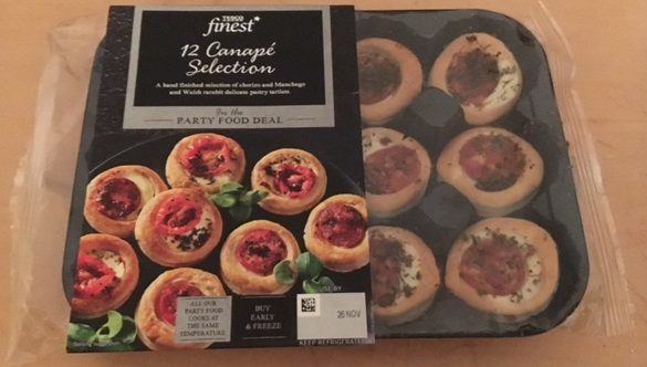 Tesco Finest Canapes Selection, £4