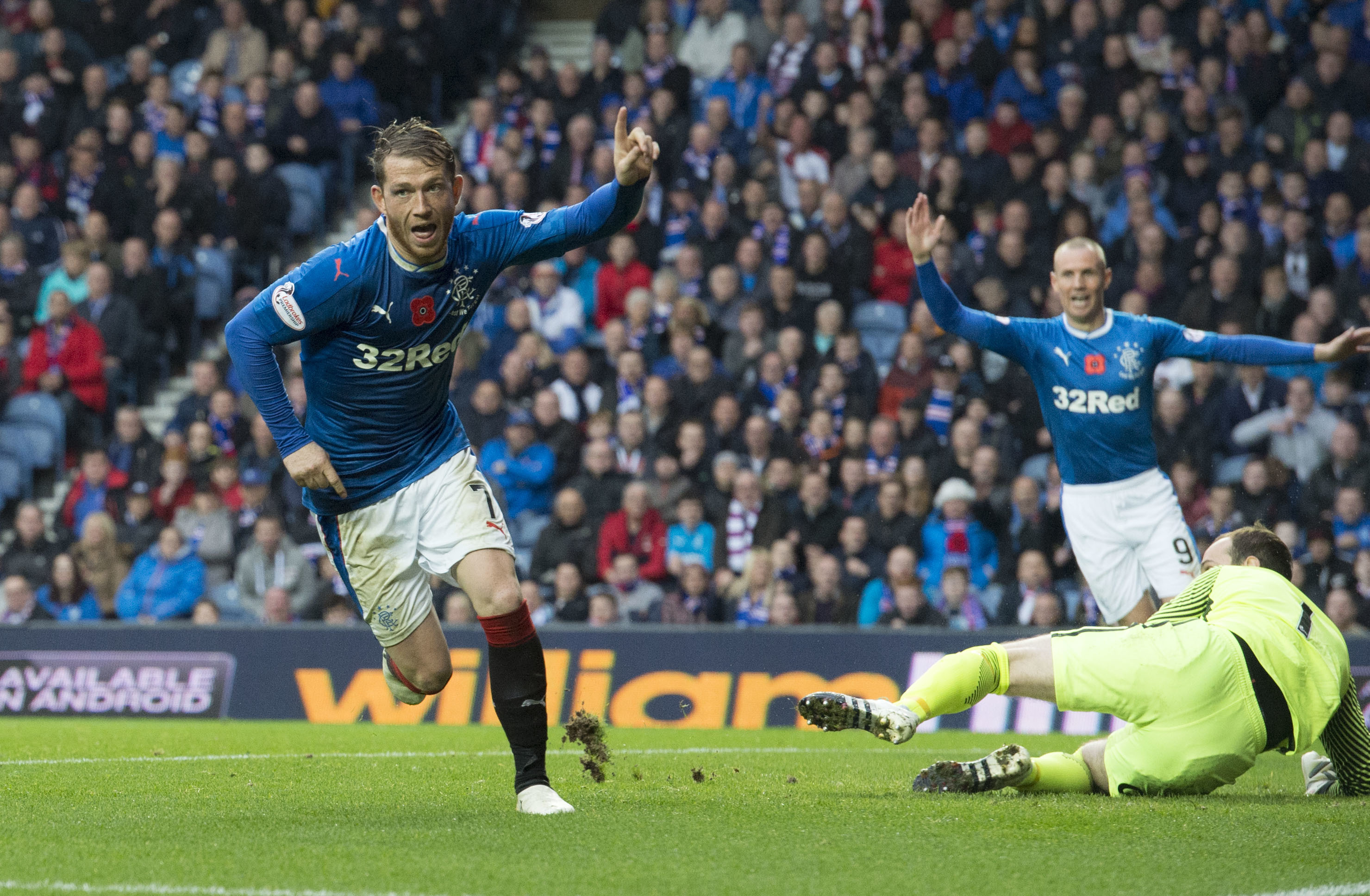 Rangers' Joe Garner (SNS Group / Alan Harvey)