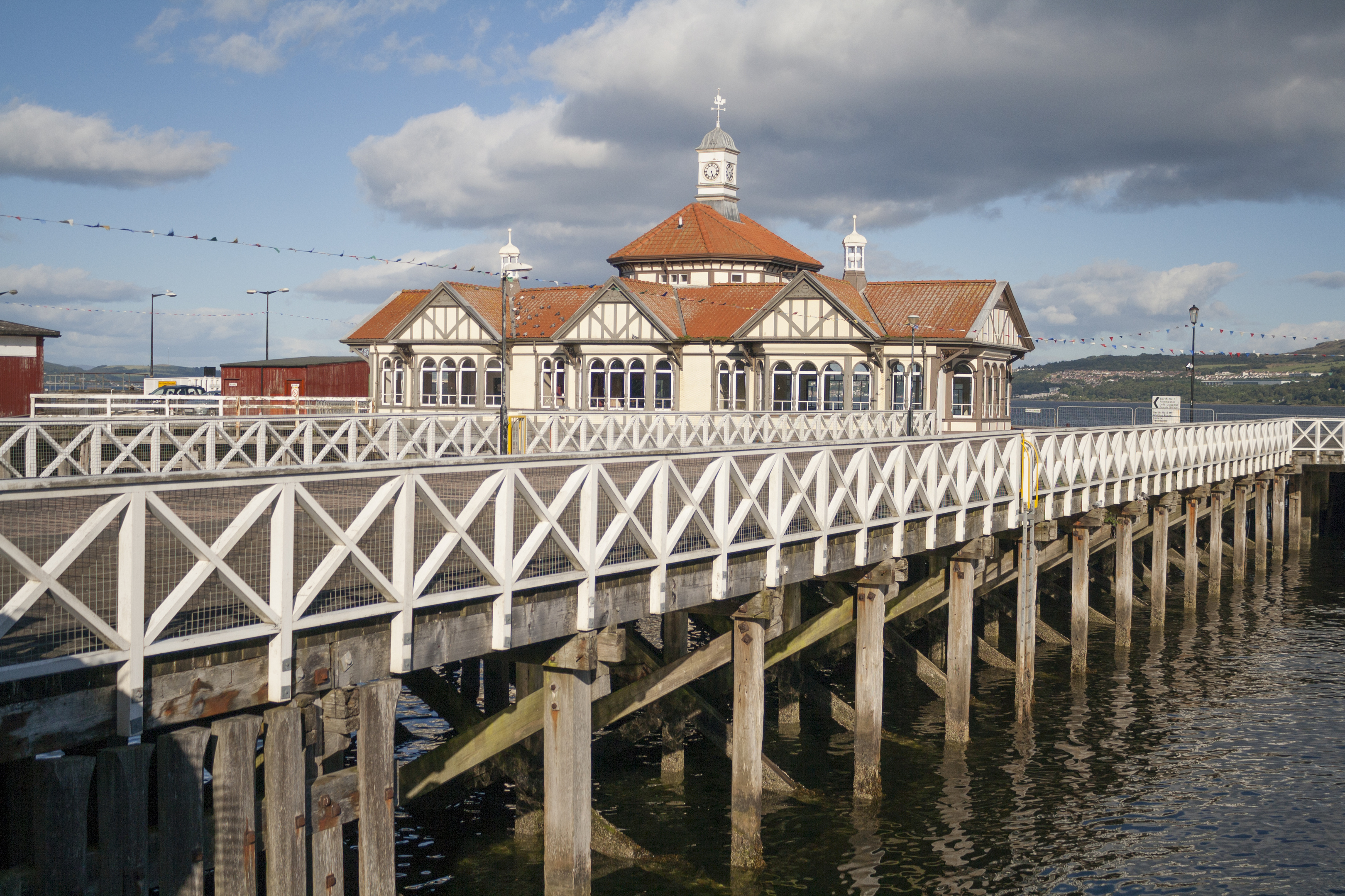 The old Victorian pier and ferry terminal at Dunoon (Getty Images)