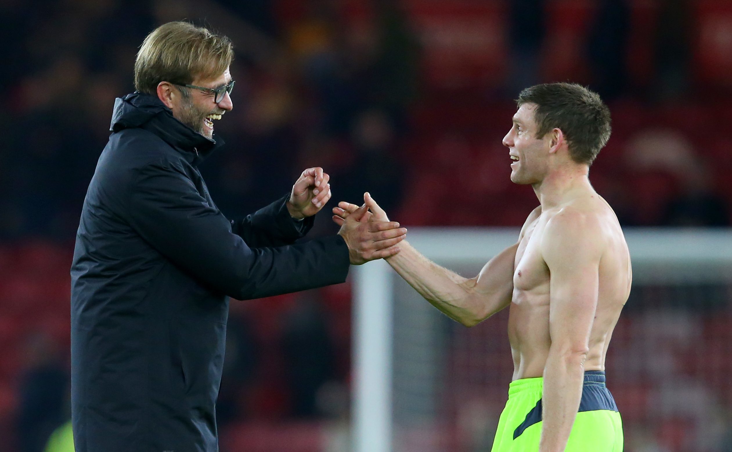 Klopp and Milner (Alex Livesey/Getty Images)