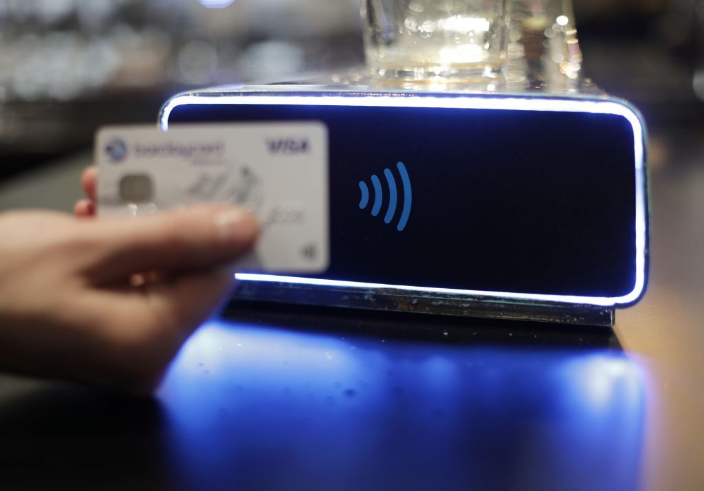 The world's first contactless, self-serving beer pump (Yui Mok/PA Wire)