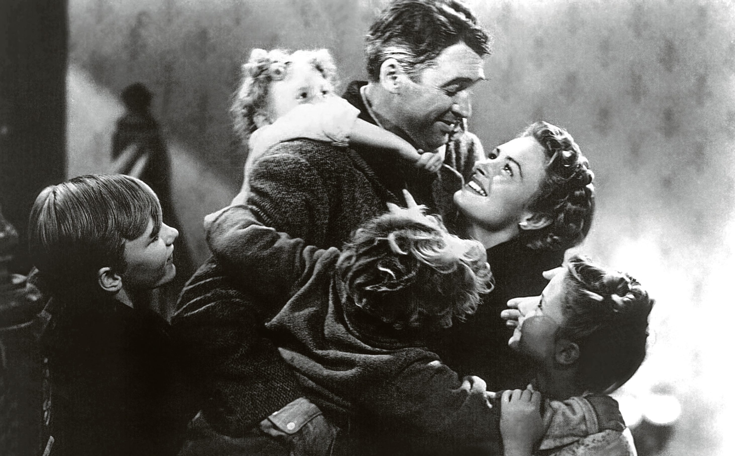 James Stewart and Donna Reed in It's a Wonderful Life
(Allstar/RKO)
