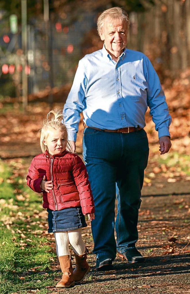 Murray with his Granddaughter Amarra  (Alan Simpson Photography)