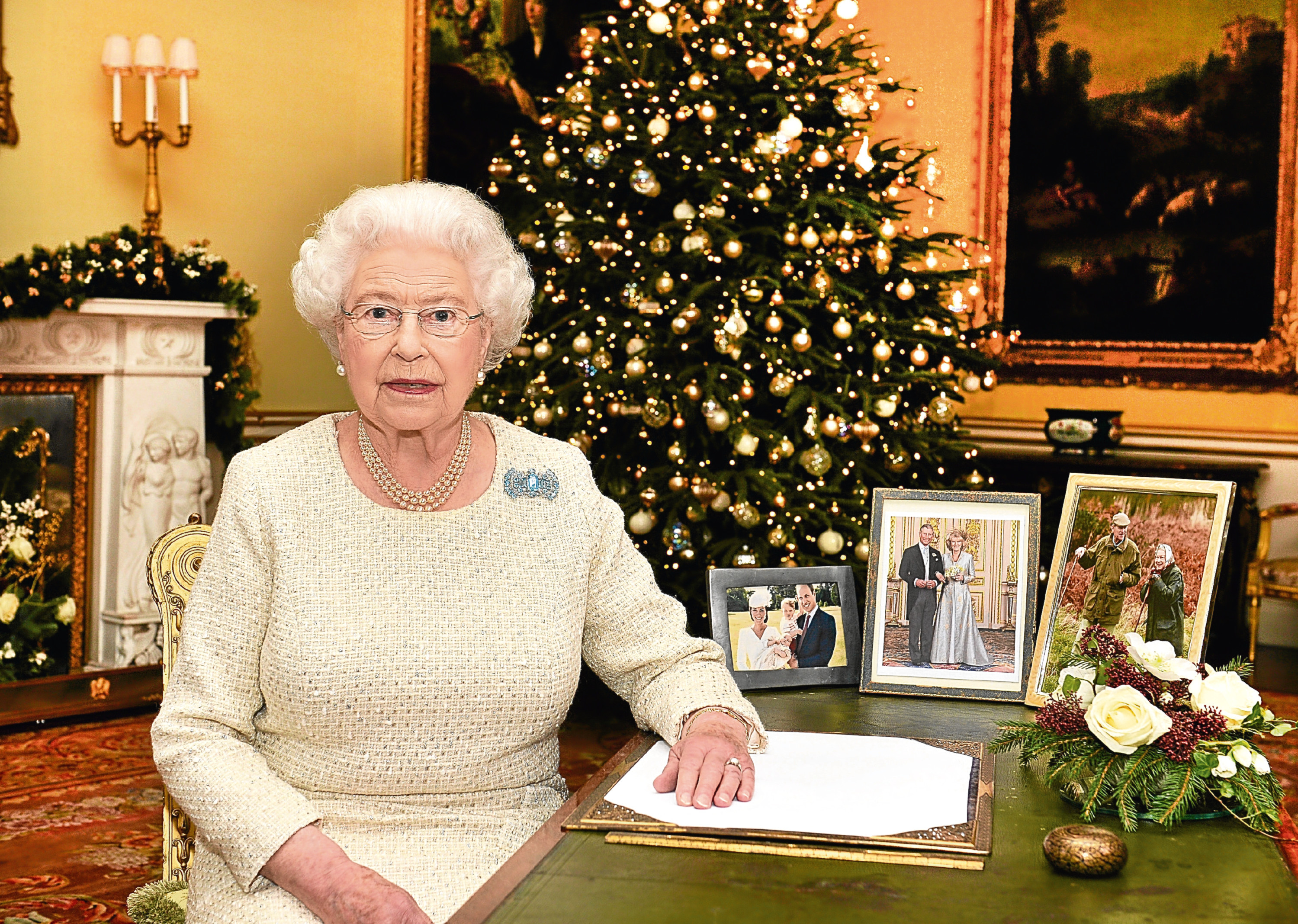 The Queen's Christmas broadcast (PA)
