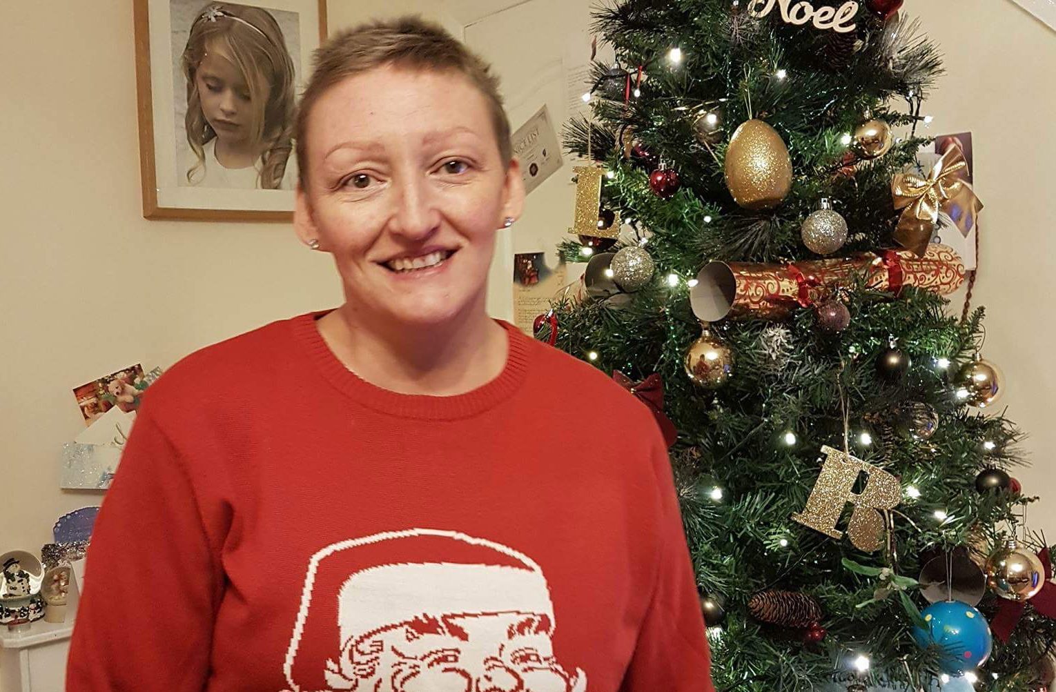 Lesley Graham, who has been taking Kadcyla for her cancer and is celebrating a Christmas she didn't think she would see (Supplied)