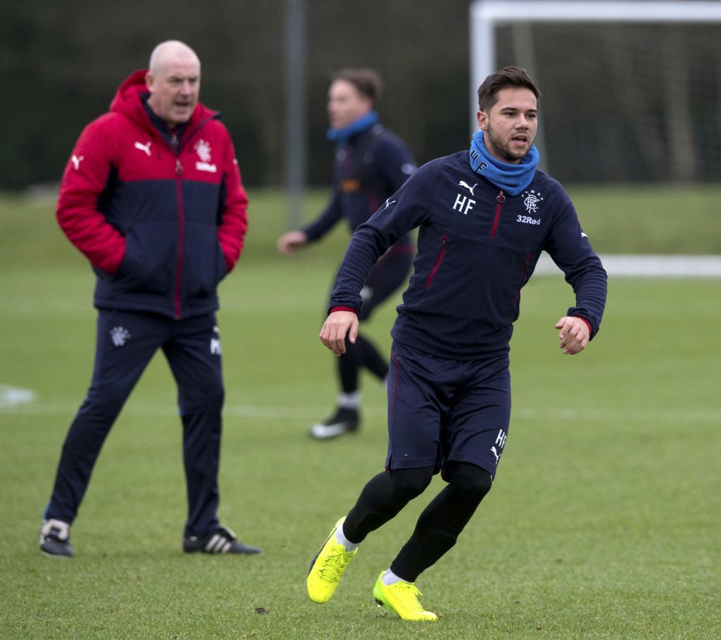 Forrester in training with Warburton (SNS Group)