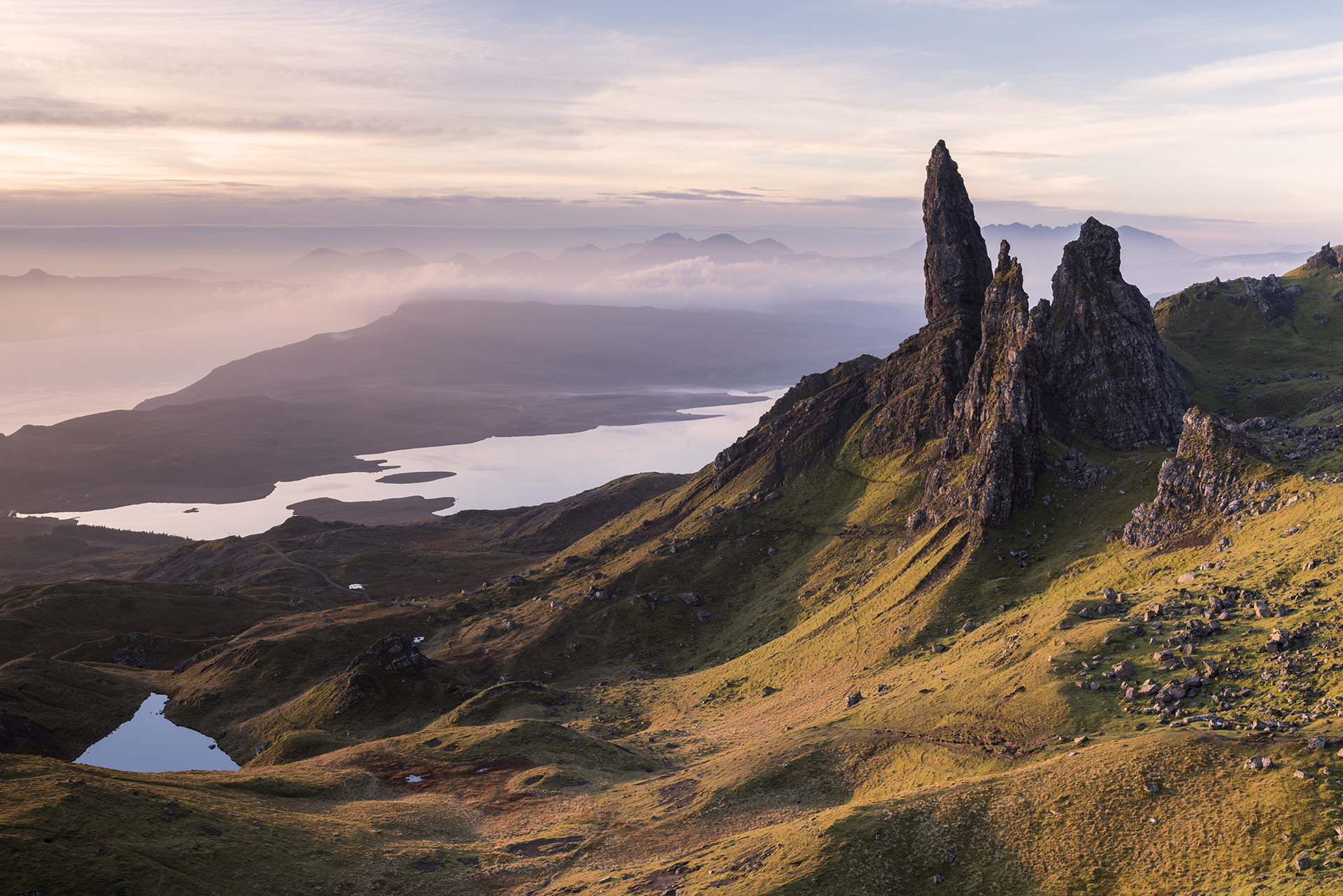 The Old Man of Storr, situated on the Trotternish peninsula of the Isle of Skye, Scotland (Getty Images)