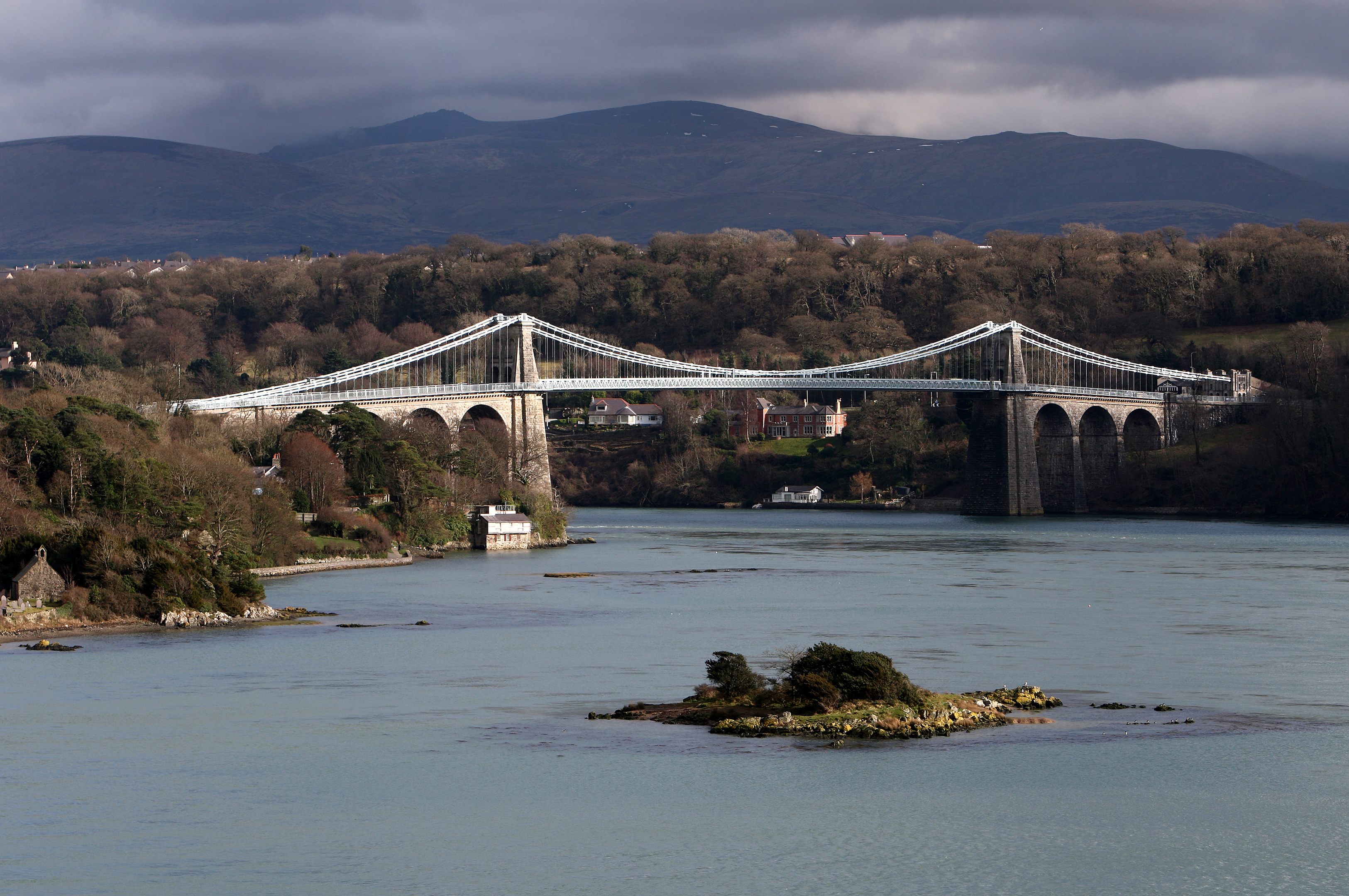 Thomas Telford's Menai Suspension Bridge, Wales (PA Archive/PA Images)