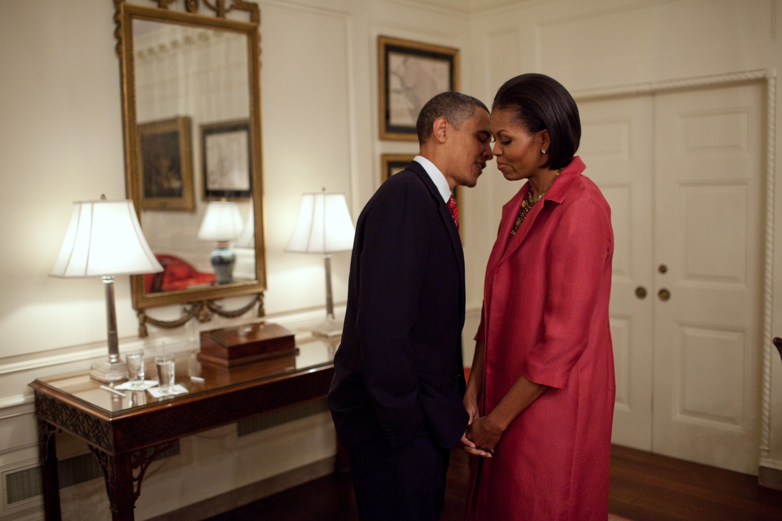 President Barack Obama and First Lady Michelle Obama, May 19, 2010. (Official White House Photo by Pete Souza)