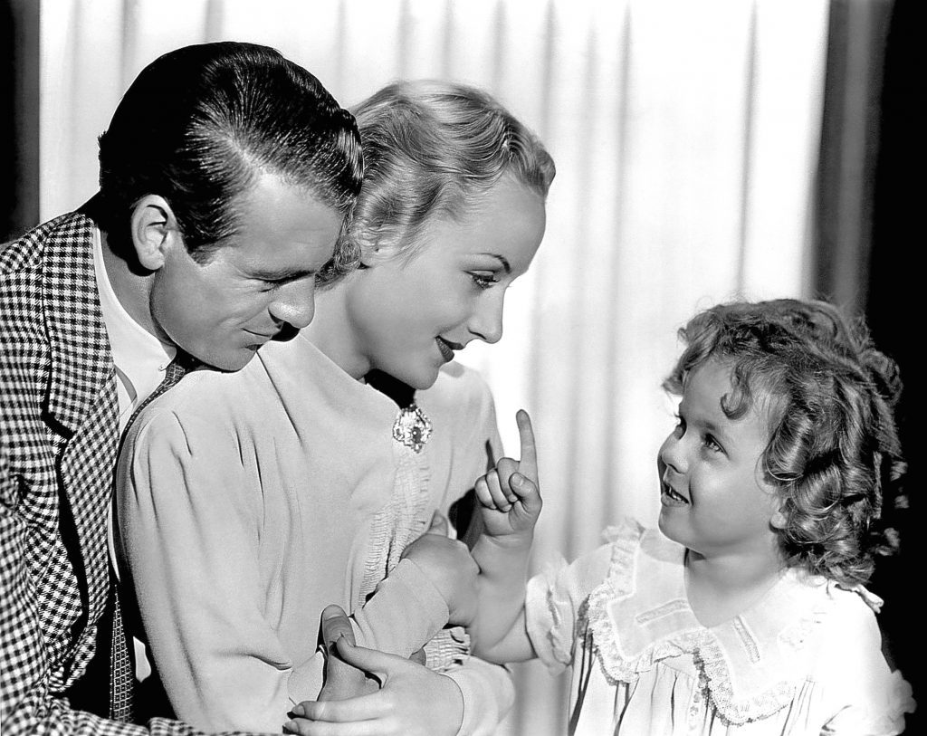 Carole with Gary Cooper and Shirley Temple in Now and Forever, 1934 (Allstar/PARAMOUNT)