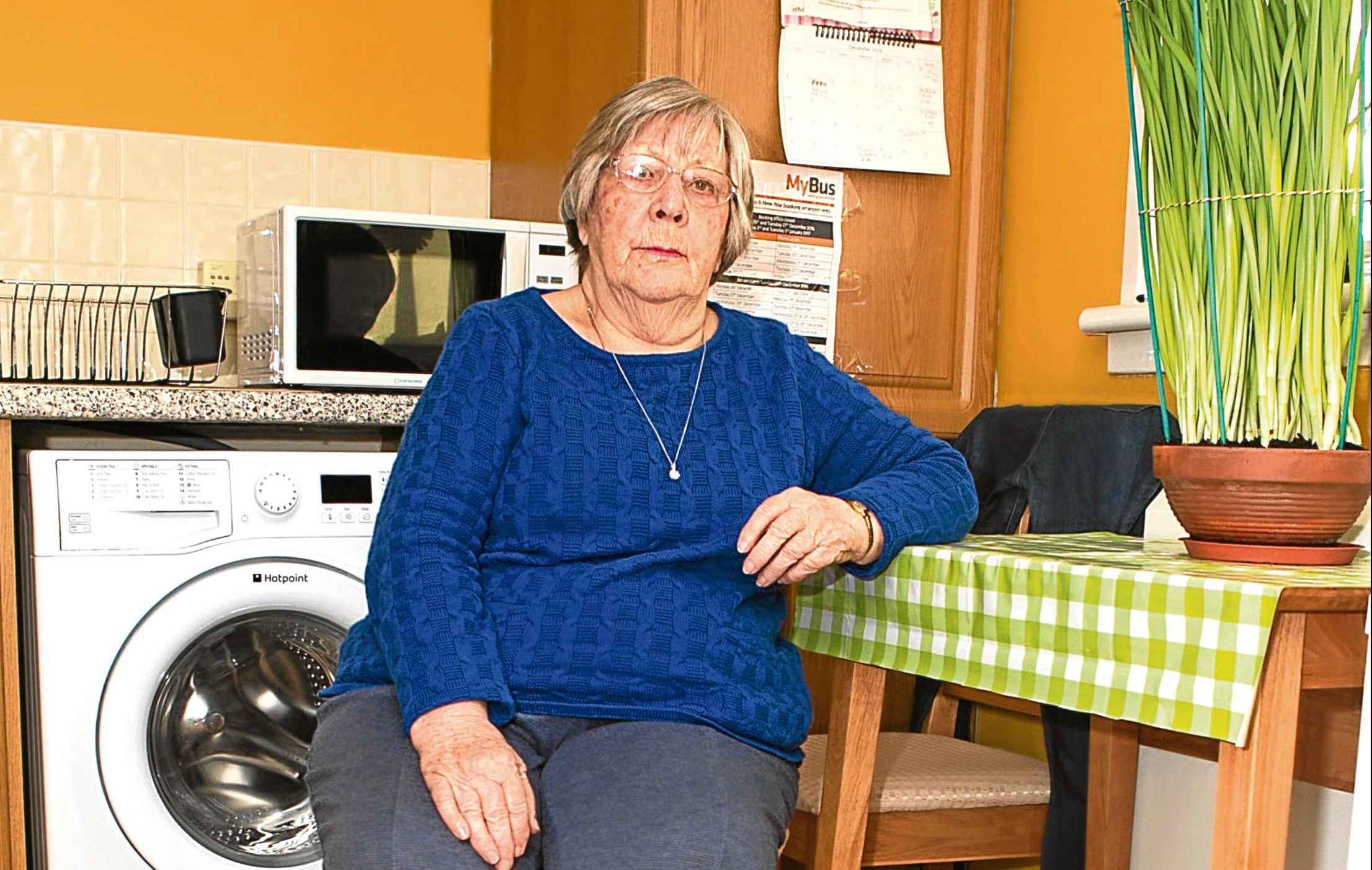 Nan Dalton has had problems with her kitchen floor (Chris Austin / DC Thomson)