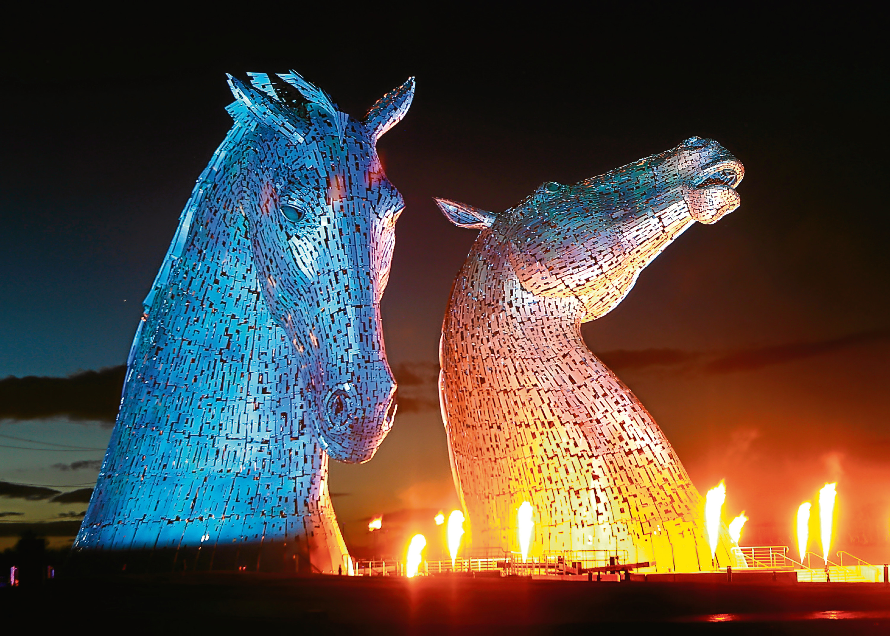 The Kelpies at Helix Park in Falkirk (PA Archive/Press Association)