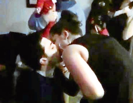 A mystery couple who got engaged at a party on New Years Eve