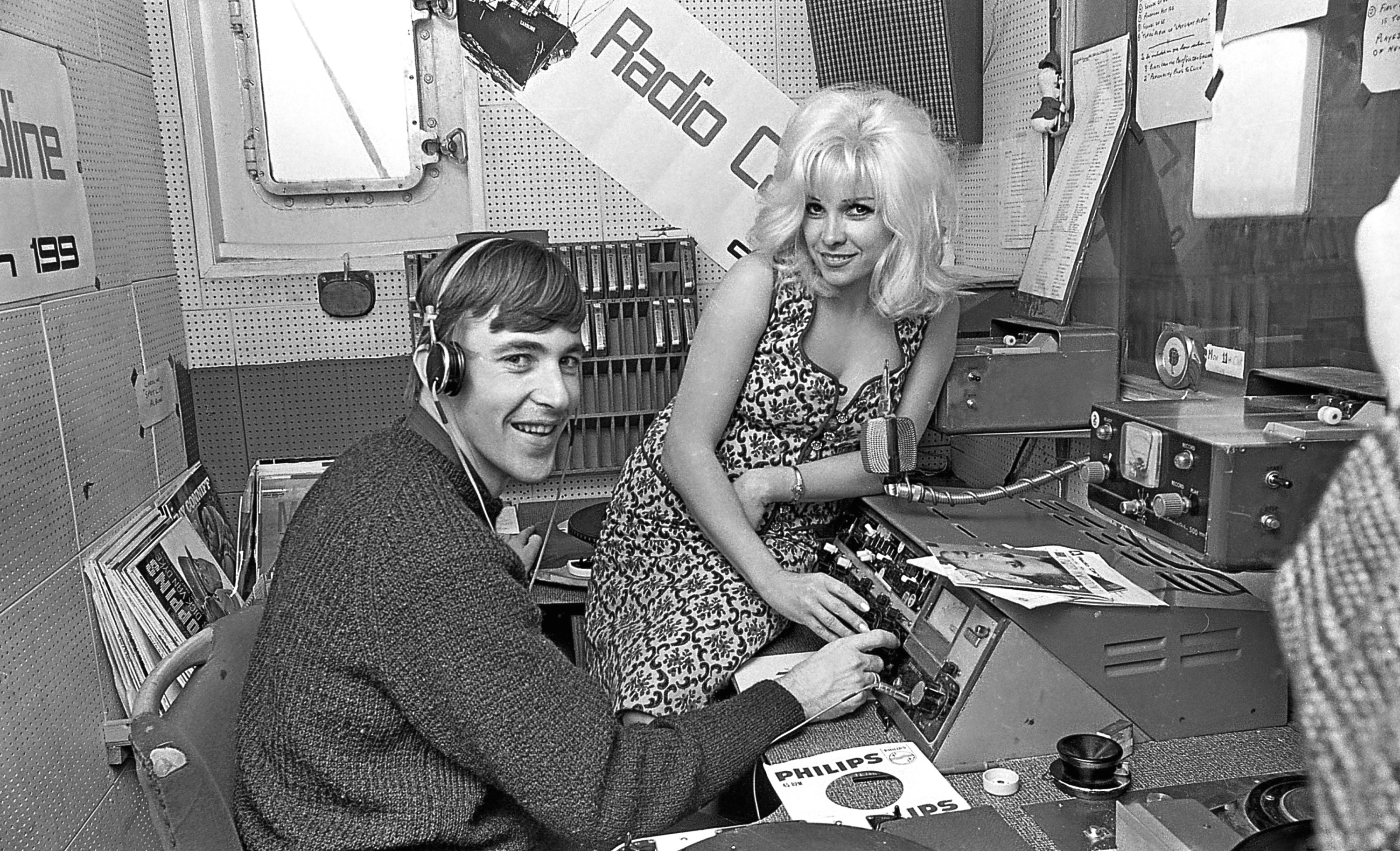 DJ Bryan Vaughan and French singer Marie Vincent in 1965