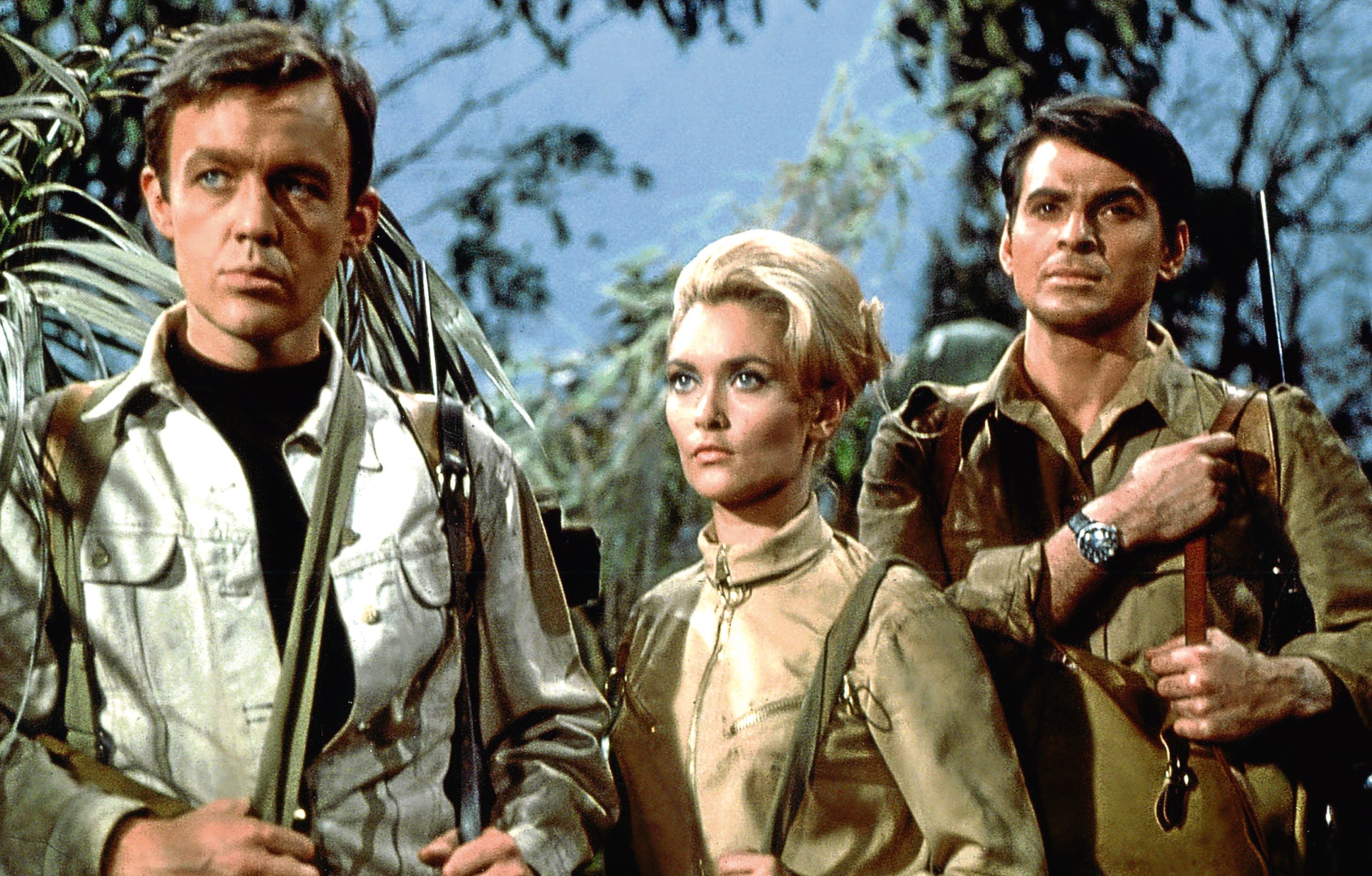 William Gaunt, Alexandra Bastedo and Stuart Damon in The Champions (Allstar/ITC)