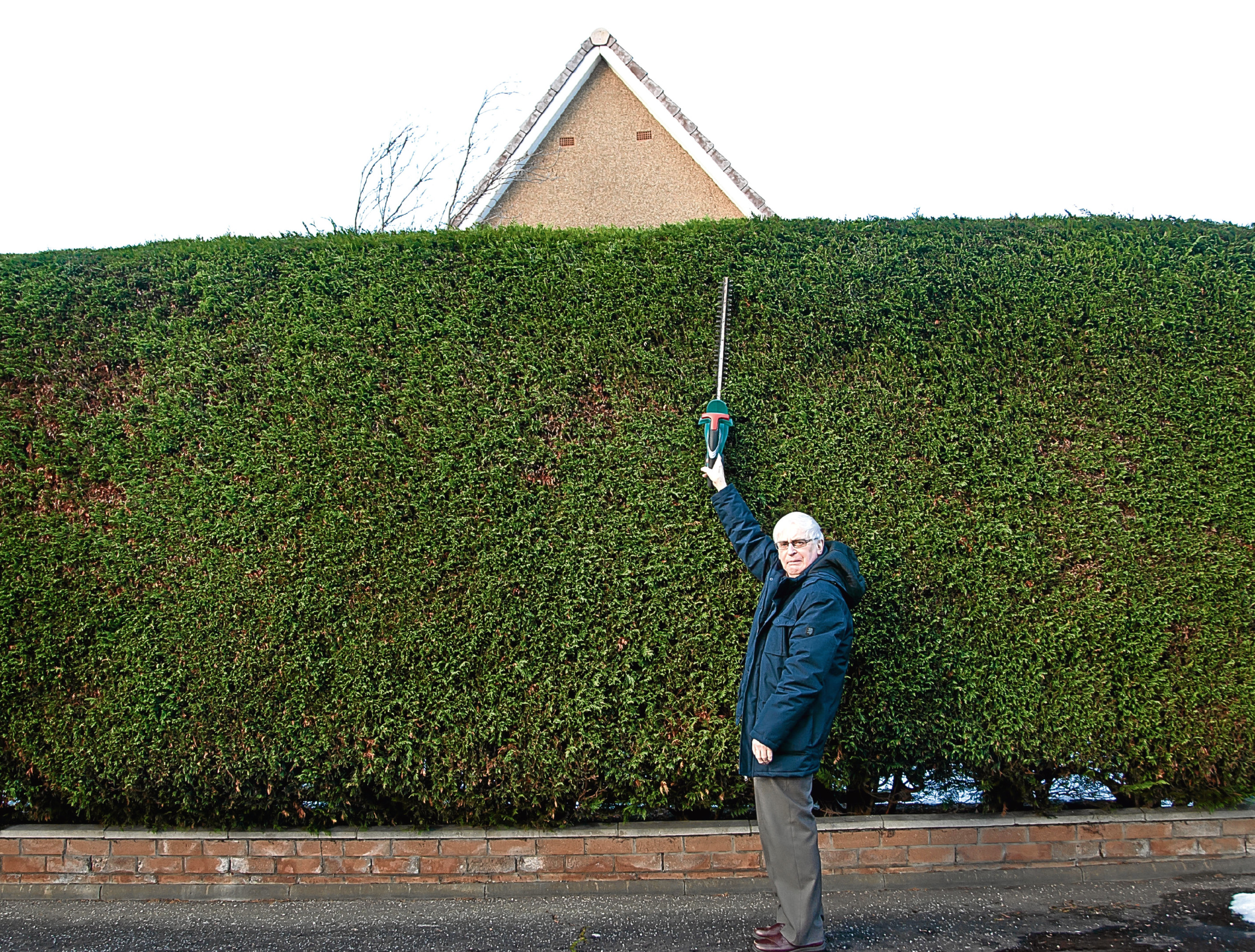 Douglas Paton who complained about a faulty telescopic hedge trimmer - not the one (Tina Norris)