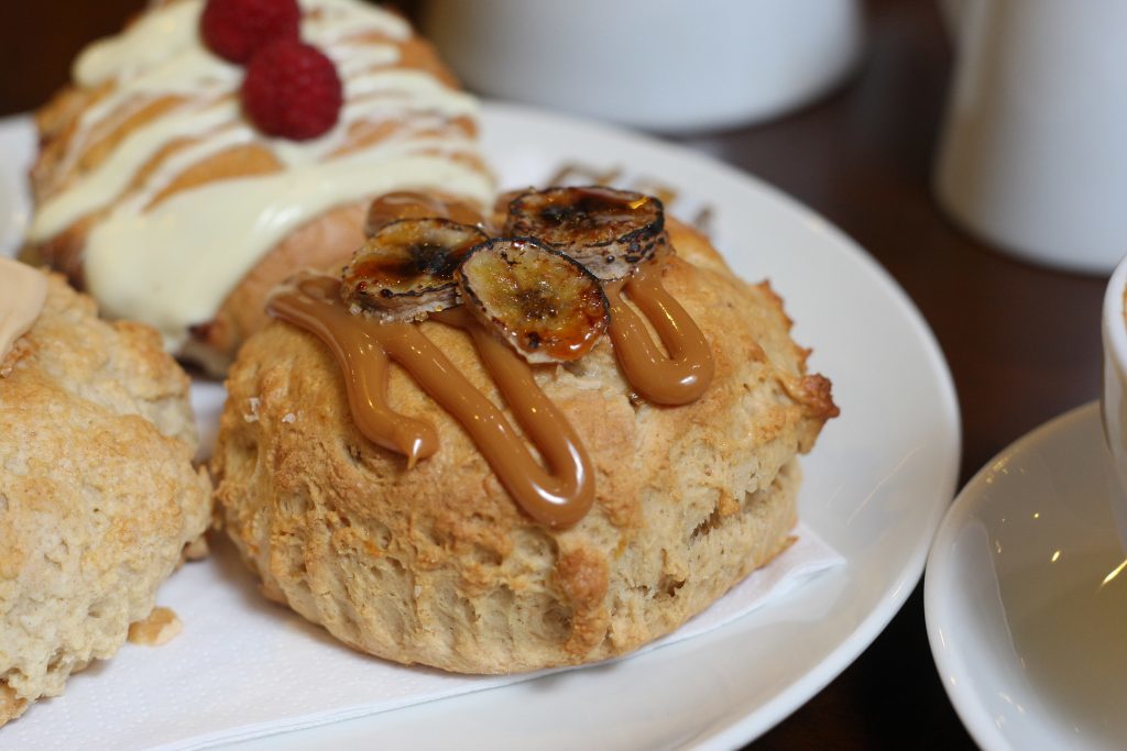 The delicious caramel scone (Tina Norris)