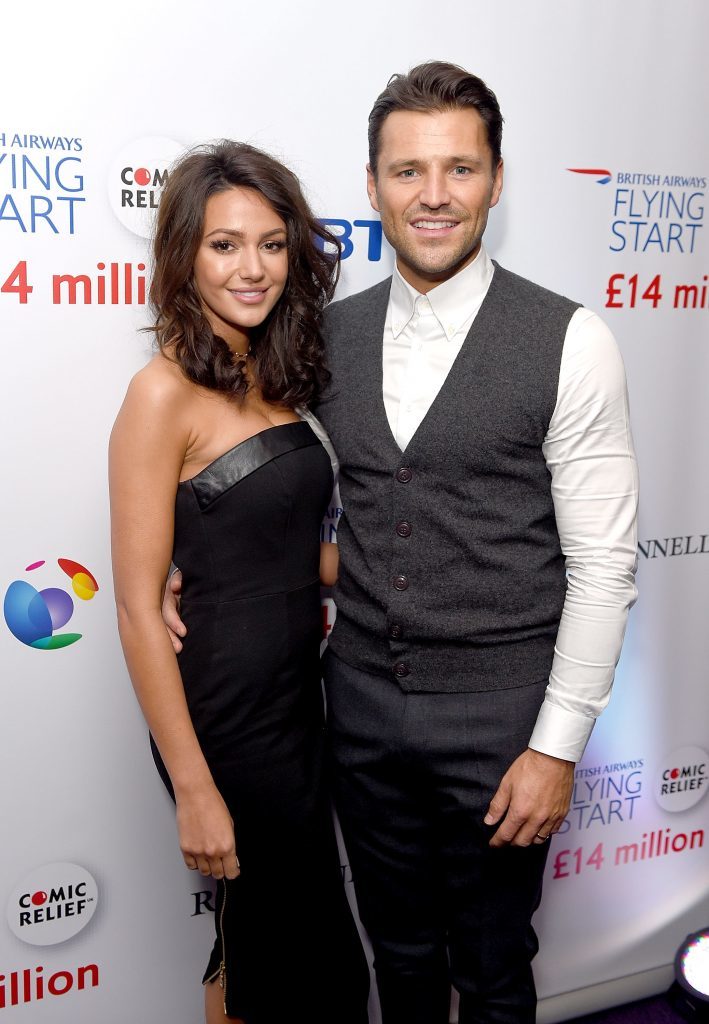 Michelle with Mark Wright (Anthony Harvey/Getty Images for British Airways)