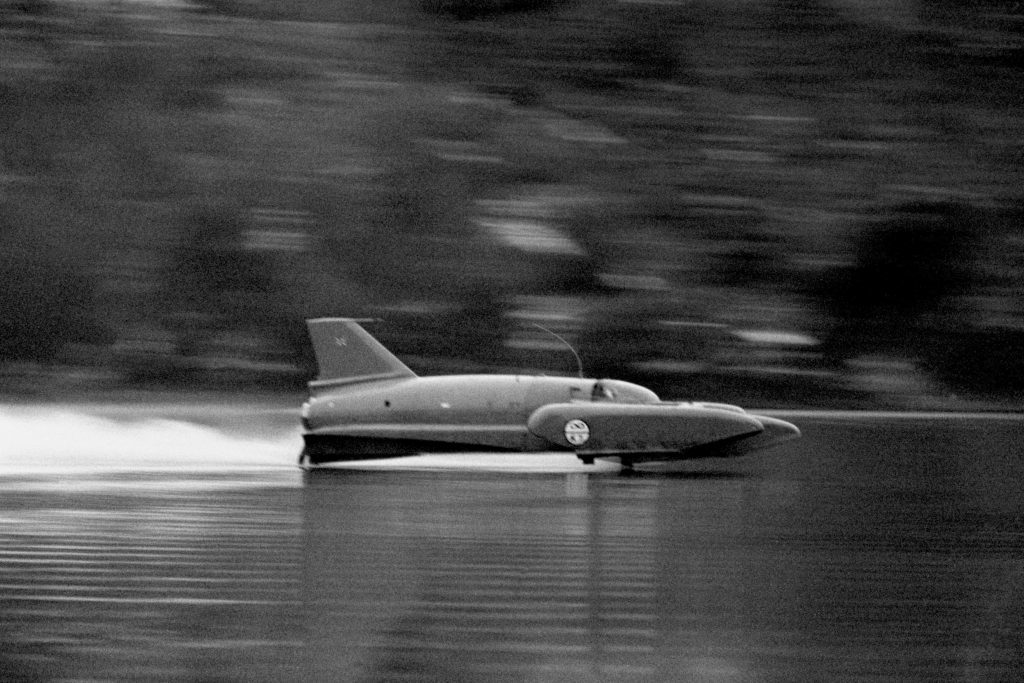 BLUEBIRD 1966 : The moment immediately before the disaster on Coniston Water (PA Archive)