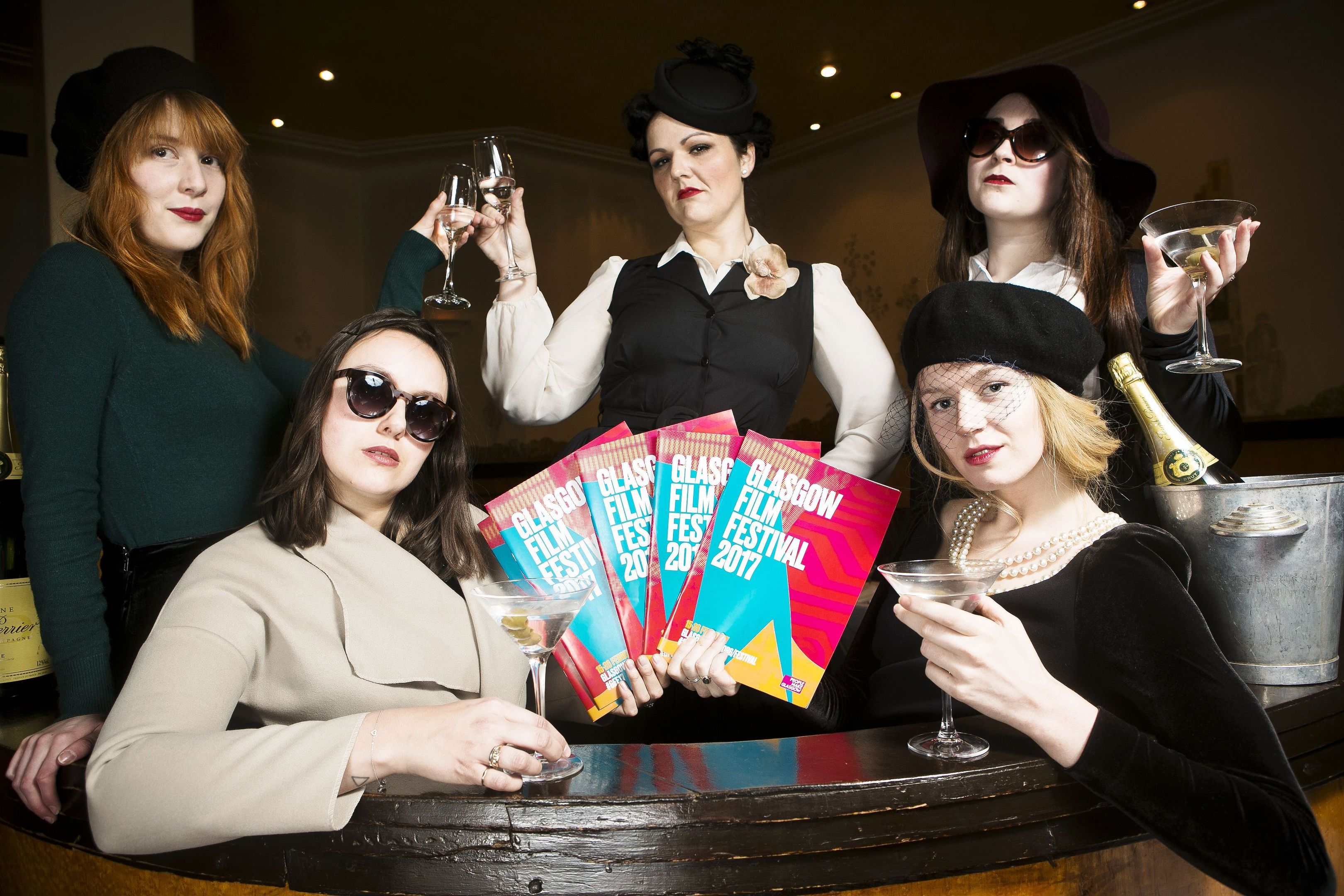 A host of cinema's Dangerous Dames at the launch of the programme for Glasgow Film Festival 2017. (Eoin Carey/PA Wire)
