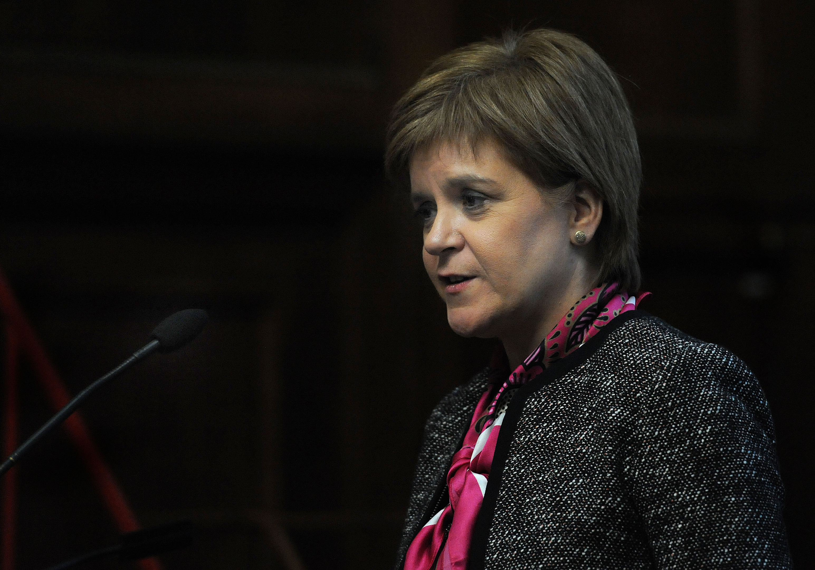 First Minister Nicola Sturgeon spoke at the Institution of Civil Engineers (ICE) , on Monday (Nick Ansell/PA Wire)