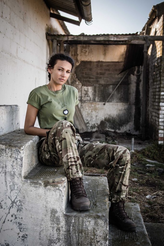 Michelle in Our Girl (PA Photo/BBC/Coco Van Oppen)