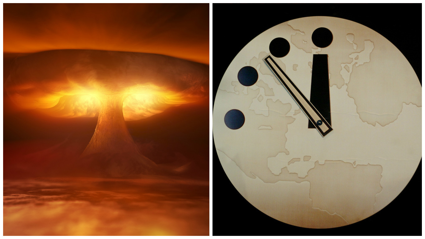 The Doomsday Clock charts how close the world is to 'armageddon'