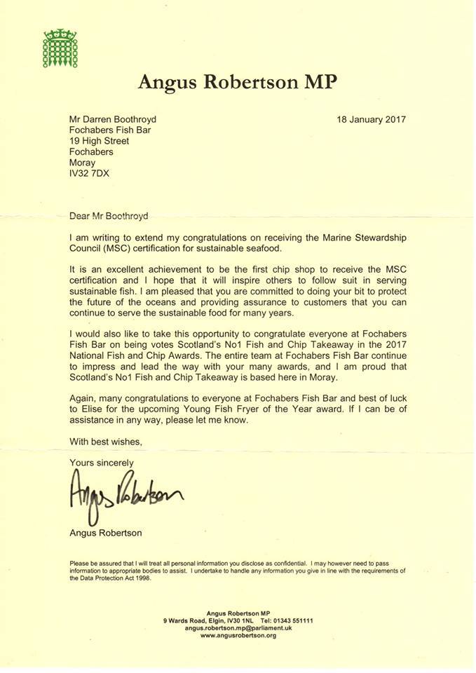 Letter from Angus Robertson