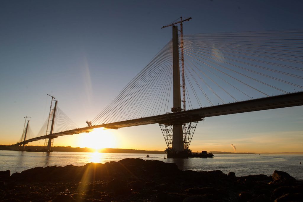 Queensferry Crossing at Sunset, November (Chris Austin / DC Thomson)