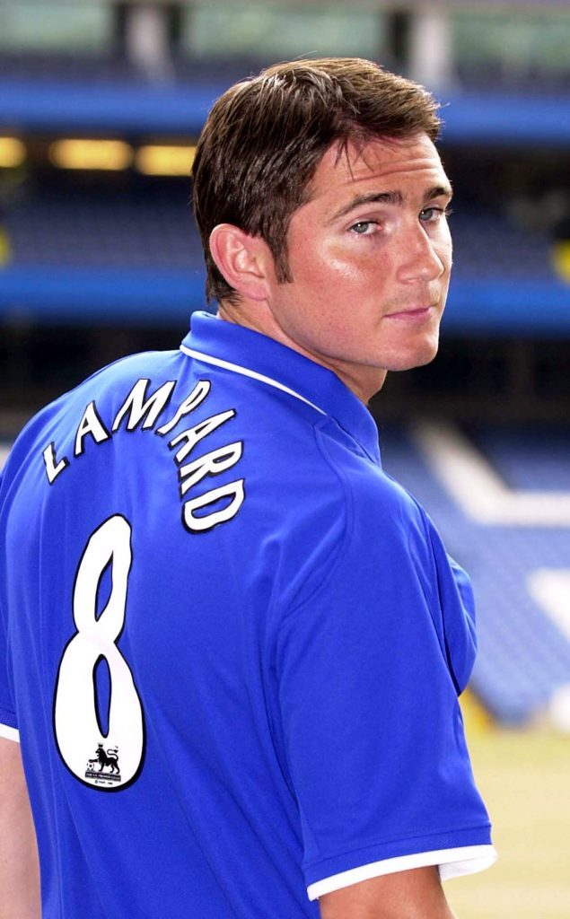 Lampard when he signed for Chelsea, 2001 (Martyn Hayhow/PA Wire)