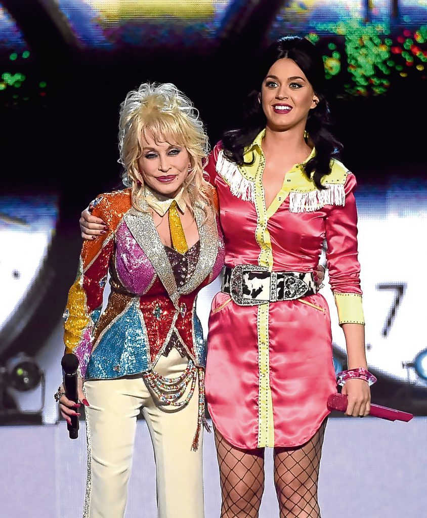 Dolly Parton and Katy Perry