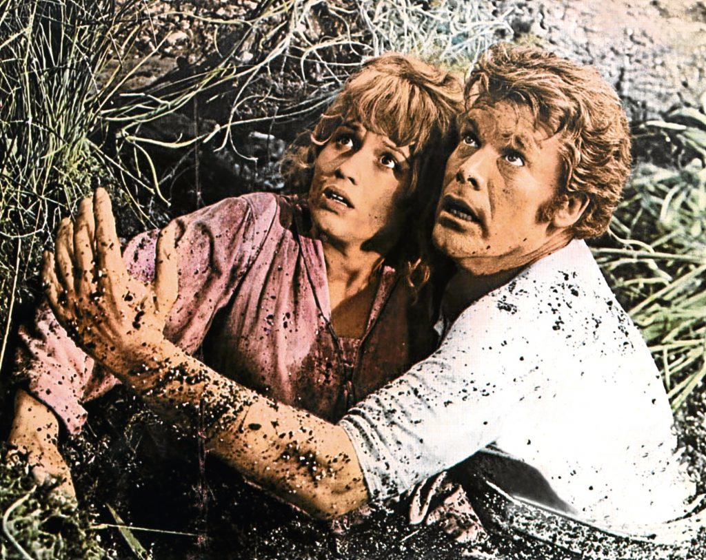 Susan with Doug McClure in The Land That Time Forgot, 1975 (Allstar/AIP/STUDIOCANAL)
