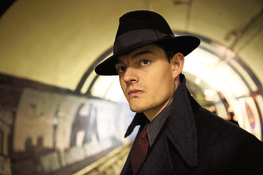 Sam Riley as Detective Superintendent Douglas Archer in the BBC1 drama SS-GB (Laurie Sparham/BBC/PA Wire)
