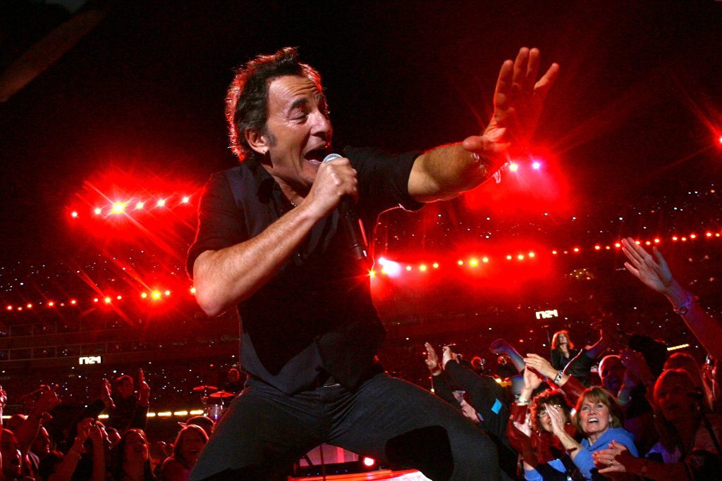 Bruce Springsteen and the E Street Band perform at Super Bowl XLIII (Jamie Squire/Getty Images)