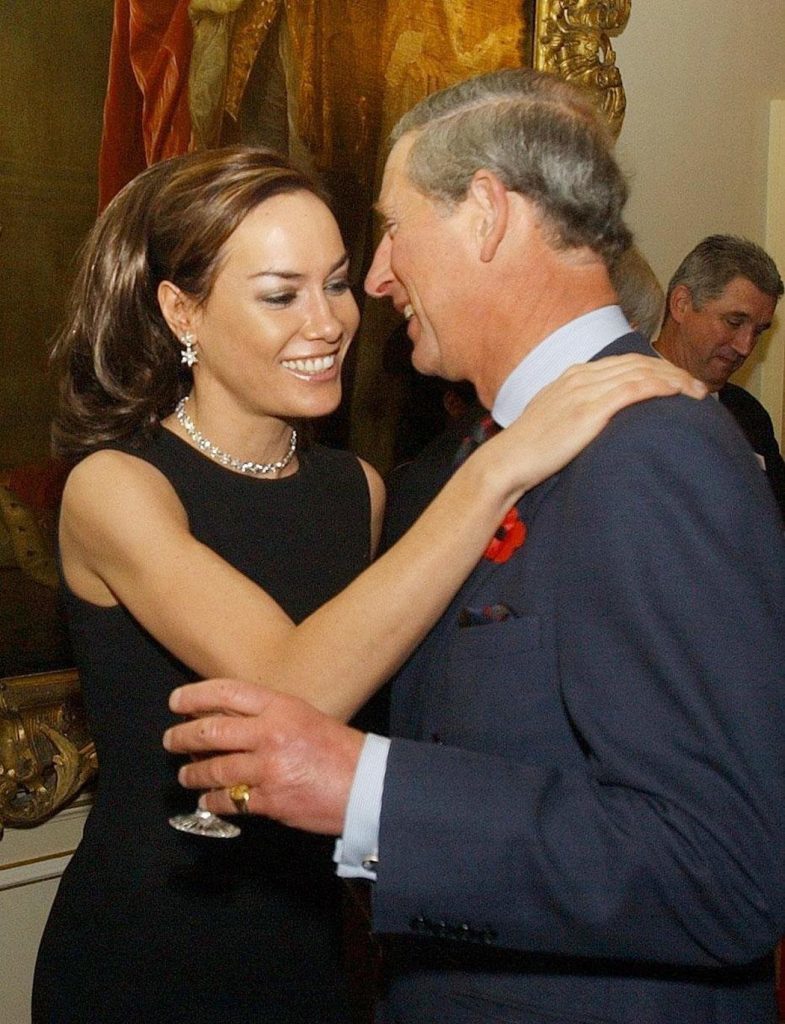 Tara Palmer Tomkinson and Prince Charles during a reception at Clarence House, 2003 (Kirsty Wigglesworth/PA Wire)