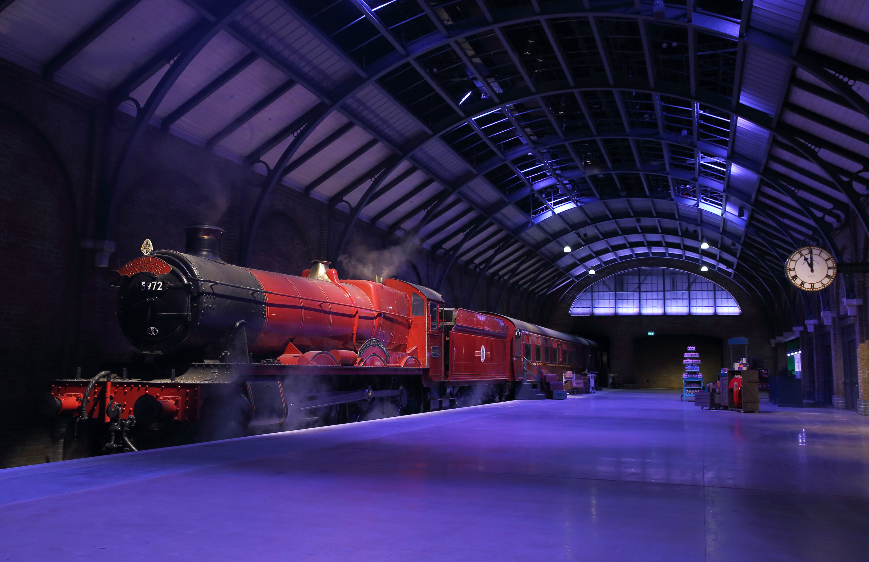 The original Hogwarts Express and recreation of Platform 9 3⁄4 (Mike Marsland/WireImage)