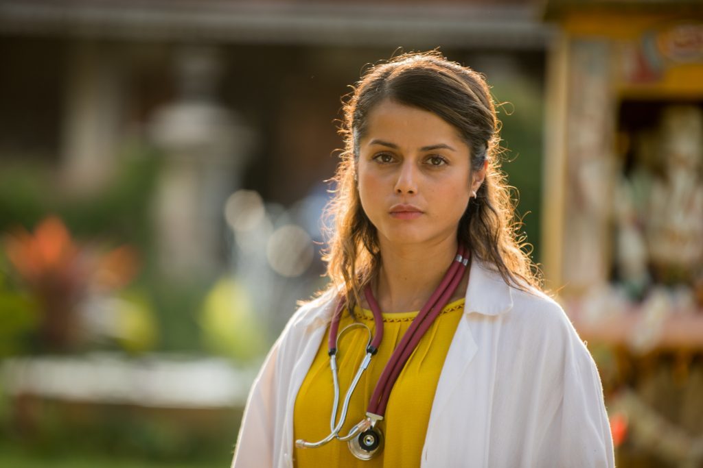 Amrita as Dr Ruby Walker in The Good Karma Hospital (Chris Burgess / ITV)