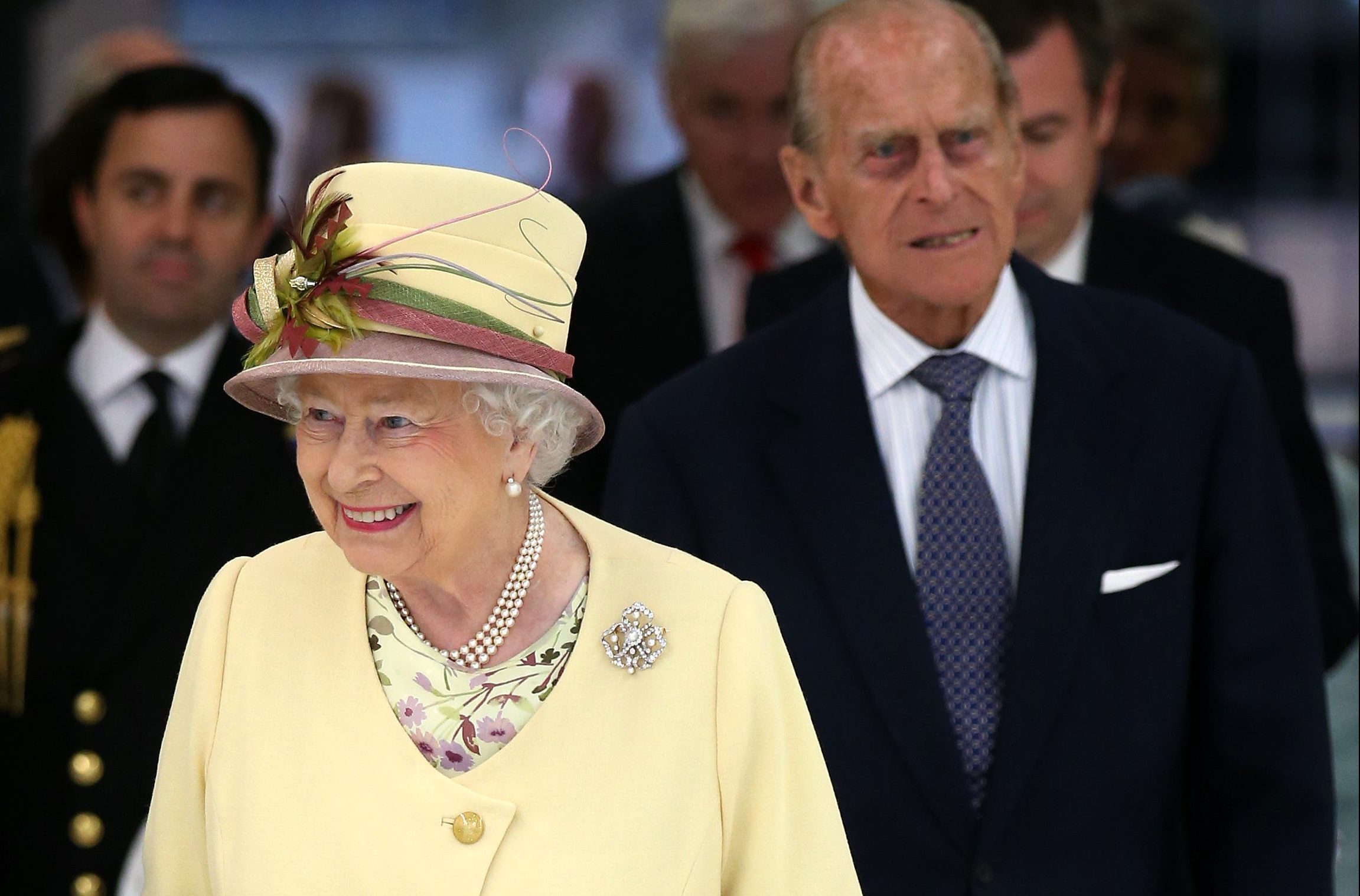 Queen Elizabeth II and the Duke of Edinburgh during a visit to Emirates Arena and Sir Chris Hoy Velodrome in Glasgow (PA)