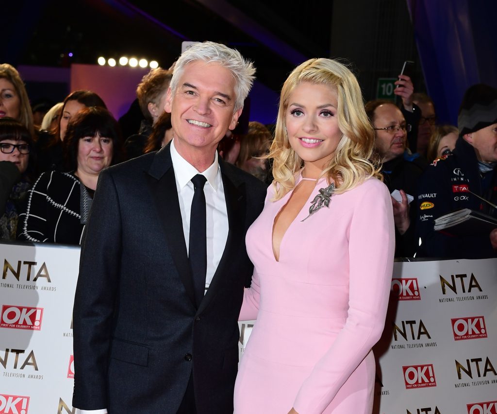 Phillip Schofield and Holly Willoughby arriving at the National Television Awards (Ian West/PA Wire)