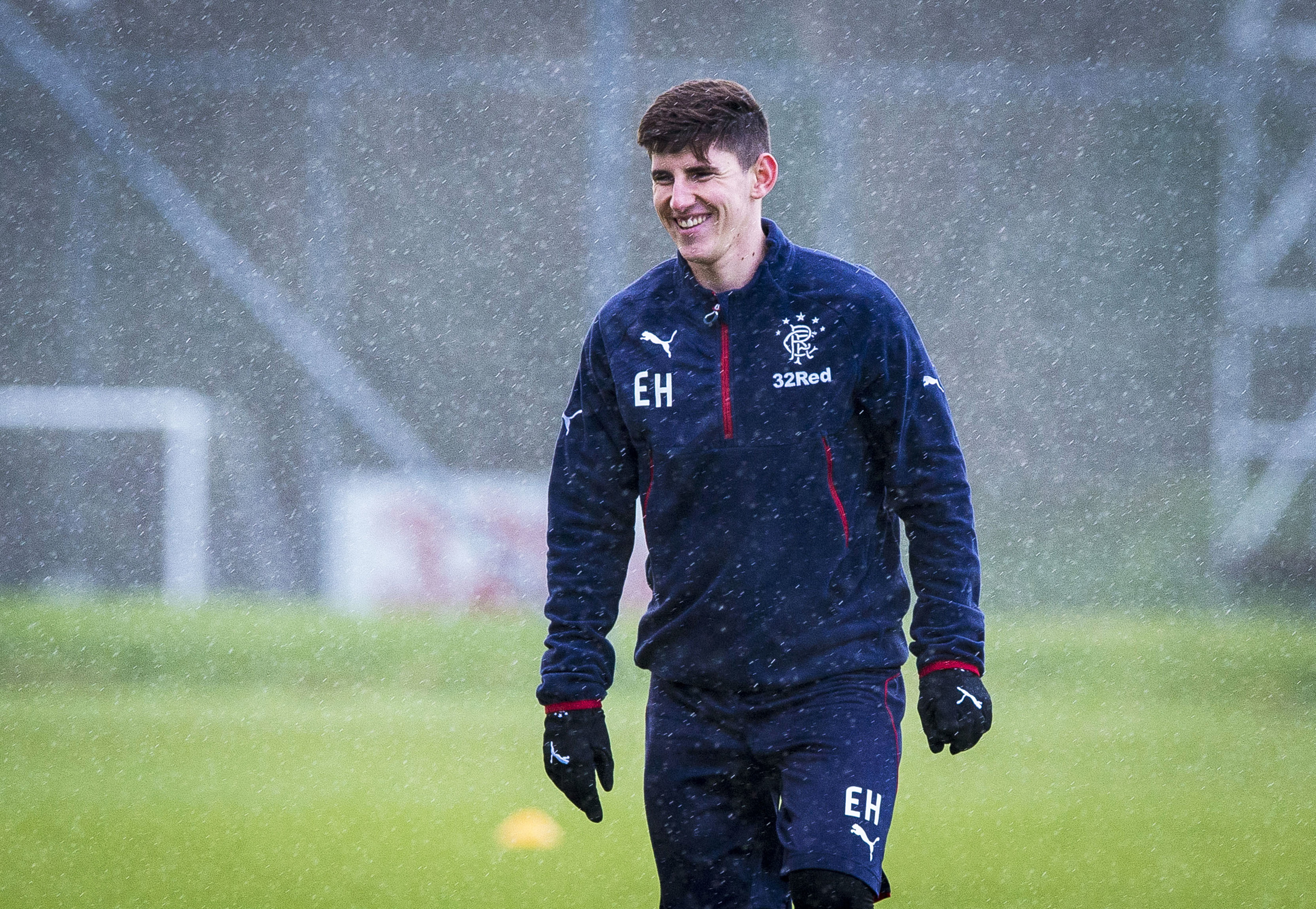 Rangers star Emerson Hyndman at training (SNS Group)