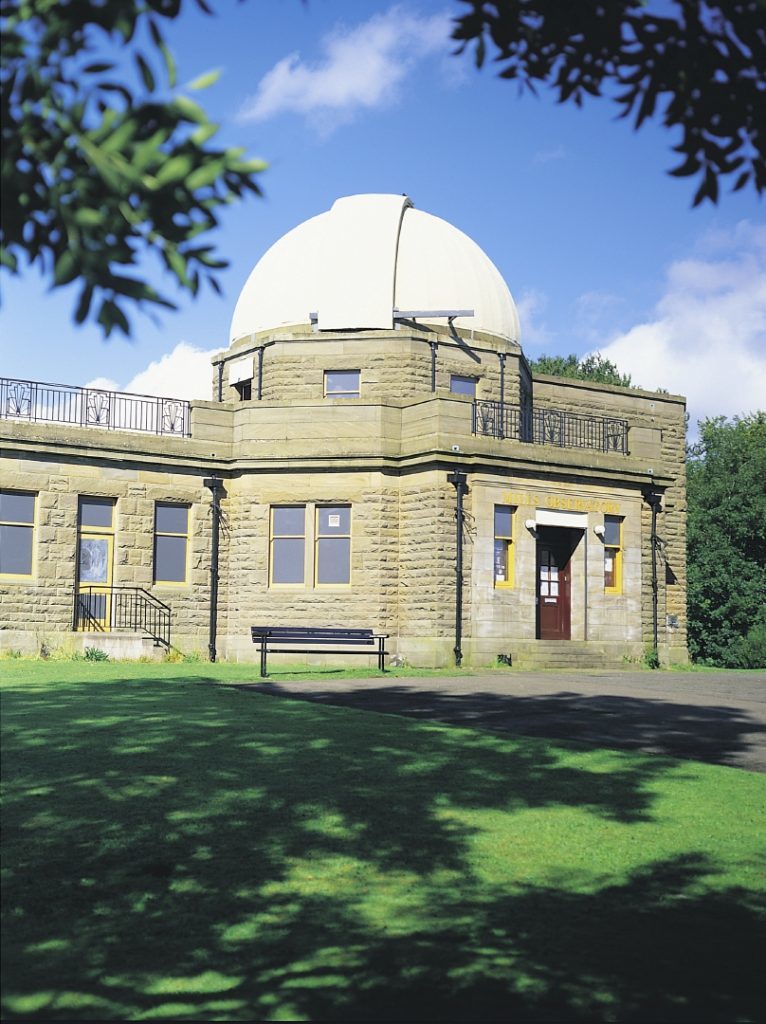 Mills Observatory, Balgay Park, Dundee featuring a planetarium, astronomy and space exploration. (VisitScotland Angus & Dundee)