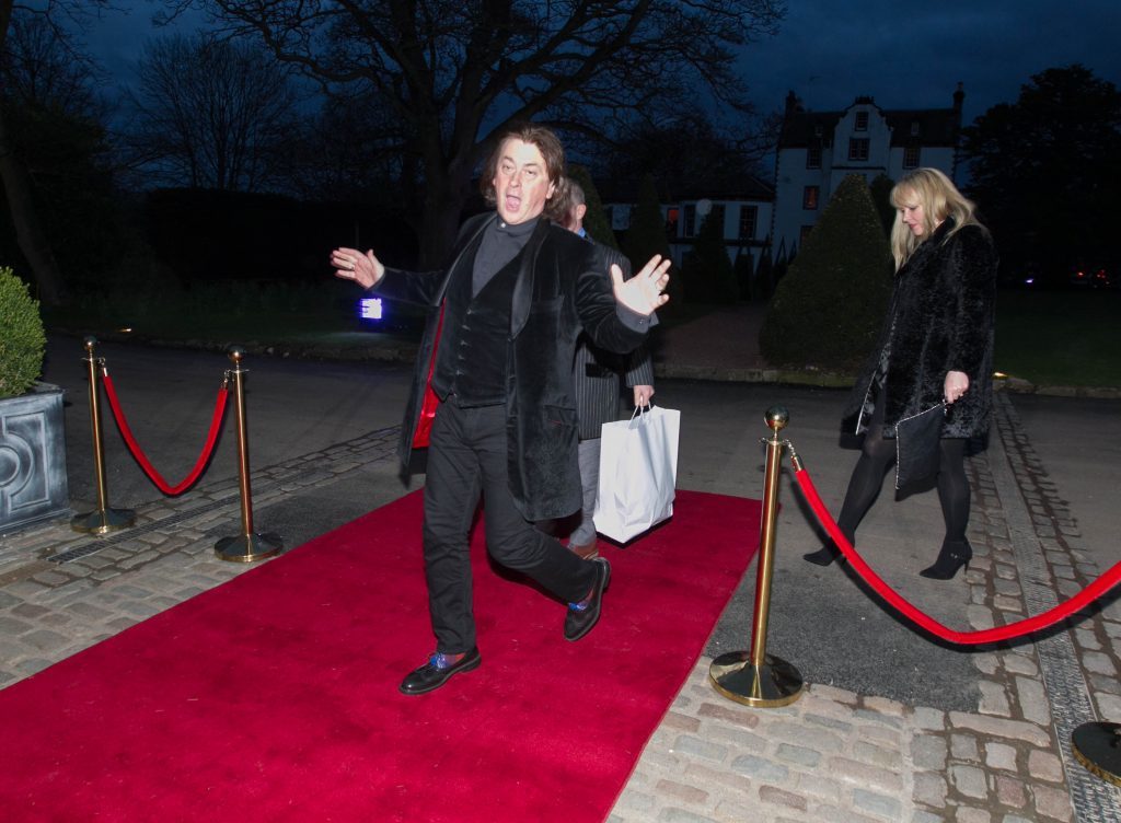 Chairman of Nordoff Robbins and Sunday Post Columnist Donald McLeod arrives on the red carpet (Chris Austin / DC Thomson)