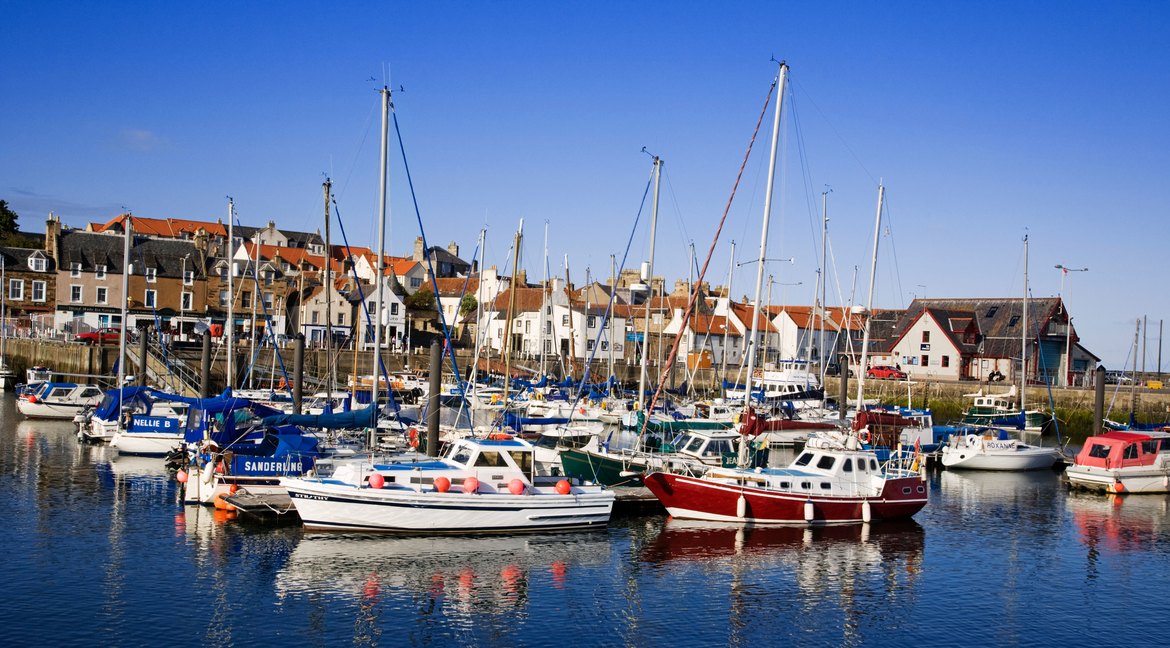 Anstruther Harbour in the East Neuk of Fife (Alamy)